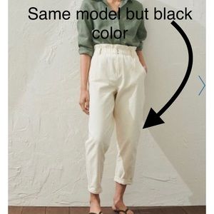 H&M black high raised jeans size 4